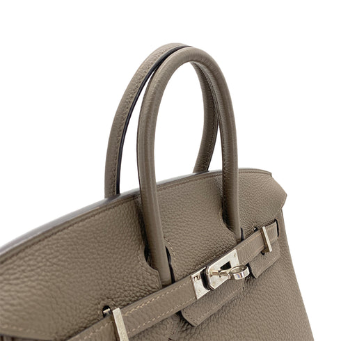 HERMES BIRKIN25 TOUPE TAURILLON CLEMENCE HAND BAG □Q SHW 90285107 - PURPOSE