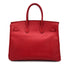 HERMES BIRKIN 35 ROUGE VIF COUCHEVEL HAND BAG □C GHW 90285118