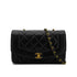 CHANEL VINTAGE DIANA SMALL CHAIN SHOULDER BAG BLACK LAMB SKIN 90285120 - PURPOSE