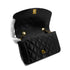 CHANEL VINTAGE DIANA SMALL CHAIN SHOULDER BAG BLACK LAMB SKIN 90285120 - PURPOSE