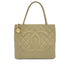 CHANEL VINTAGE MEDALLION TOTE BAG PISTACHIO CAVIAR SKIN 90285130 - PURPOSE