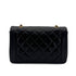 CHANEL VINTAGE DIANA MEDIUM CHAIN SHOULDER BAG BLACK LAMB SKIN 90285140 - PURPOSE
