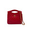 CHANEL VINTAGE 2WAY HAND CHAIN SHOULDER BAG RED LAMB SKIN 90285147 - PURPOSE