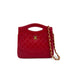 CHANEL VINTAGE 2WAY HAND CHAIN SHOULDER BAG RED LAMB SKIN 90285147 - PURPOSE