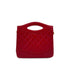 CHANEL VINTAGE 2WAY HAND CHAIN SHOULDER BAG RED LAMB SKIN 90285147 - PURPOSE