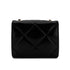 CHANEL VINTAGE MATELASSE TURNLOCK CHAIN SHOULDER BAG BLACK LAMB SKIN 90285151 - PURPOSE