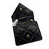 CHANEL VINTAGE MATELASSE TURNLOCK CHAIN SHOULDER BAG BLACK LAMB SKIN 90285151 - PURPOSE