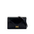 HERMES LYDIE BLACK CLUTCH SHOULDER BAG BOXCALF 〇F 90285154 - PURPOSE