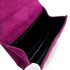 CHANEL VINTAGE MATELASSE BIJOU RHINESTONE FAUX PEARL HAND BAG PURPLE SUEDE 90285197 - PURPOSE