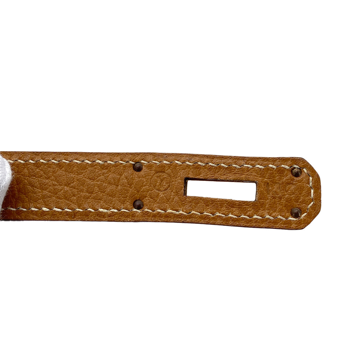 HERMES KELLY 35 RETOURNE GOLD ARDENNES HAND SHOULDER BAG 〇Y GHW 90285373