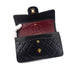 CHANEL VINTAGE CLASSIC FLAP SMALL CHAIN SHOULDER BAG BLACK LAMB SKIN 90285381 - PURPOSE