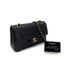 CHANEL VINTAGE CLASSIC FLAP SMALL CHAIN SHOULDER BAG BLACK LAMB SKIN 90285381 - PURPOSE