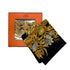 HERMES CARRE 90 PASSIFLORES SCARF SILK BLACK YELLOW 90285382 - PURPOSE