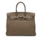 HERMES BIRKIN 35 ETOUPE TAURILLON CLEMENCE HAND BAG ▢N SHW 90285741 - PURPOSE