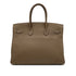 HERMES BIRKIN 35 ETOUPE TAURILLON CLEMENCE HAND BAG ▢N SHW 90285741 - PURPOSE