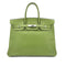 HERMES BIRKIN 35 ANIS GREEN TAURILLON CLEMENCE HAND BAG ▢H SHW 90285743 - PURPOSE