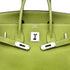 HERMES BIRKIN 35 ANIS GREEN TAURILLON CLEMENCE HAND BAG ▢H SHW 90285743 - PURPOSE