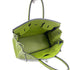 HERMES BIRKIN 35 ANIS GREEN TAURILLON CLEMENCE HAND BAG ▢H SHW 90285743 - PURPOSE