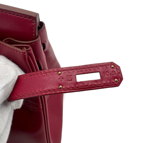 HERMES BIRKIN 30 GHILLIES RUBIS TADELAKT HAND BAG □P GHW 90285745 - PURPOSE