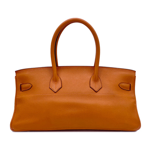 HERMES SHOULDER BIRKIN 42 POTIRON ORANGE TAURILLON CLEMENCE HAND BAG □I PALLADIUM HARDWARE 90285747 - PURPOSE