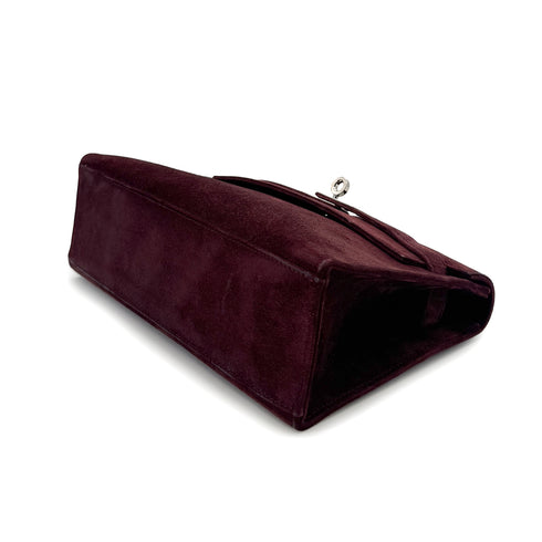 HERMES KELLY POCHETTE SELLIER ROUGE H DEBRIS HAND BAG □J SHW 90285748 - PURPOSE