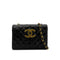 CHANEL VINTAGE MATELASSE BIG COCO CHAIN SHOULDER BAG BLACK LAMB SKIN 90285755 - PURPOSE