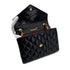 CHANEL VINTAGE MATELASSE BIG COCO CHAIN SHOULDER BAG BLACK LAMB SKIN 90285755 - PURPOSE