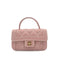 CHANEL VINTAGE WILD STITCH HAND BAG PINK LAMB SKIN 90285756 - PURPOSE