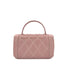 CHANEL VINTAGE WILD STITCH HAND BAG PINK LAMB SKIN 90285756 - PURPOSE