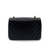 CHANEL VINTAGE MATELASSE HALF MOON CHAIN SHOULDER BAG BLACK LAMB SKIN 90285757 - PURPOSE
