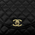 CHANEL VINTAGE MATELASSE HALF MOON CHAIN SHOULDER BAG BLACK LAMB SKIN 90285757 - PURPOSE