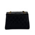 CHANEL VINTAGE MATELASSE TRAPEZOID CHAIN SHOULDER BAG BLACK LAMB SKIN 90285758 - PURPOSE
