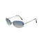 CHANEL VINTAGE SUNGLASSES COCOMARK BLUE SILVER EYEWEAR 90285766 - PURPOSE
