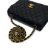 CHANEL VINTAGE MATELASSE HALF MOON CHAIN SHOULDER BAG BLACK LAMB SKIN 90285913 - PURPOSE