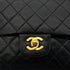CHANEL VINTAGE CLASSIC FLAP MEDIUM CHAIN SHOULDER BAG BLACK LAMB SKIN 90285918 - PURPOSE
