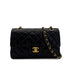 CHANEL VINTAGE CLASSIC FLAP SMALL CHAIN SHOULDER BAG BLACK LAMB SKIN 90285920 - PURPOSE