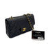 CHANEL VINTAGE CLASSIC FLAP SMALL CHAIN SHOULDER BAG BLACK LAMB SKIN 90285925 - PURPOSE
