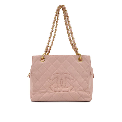 CHANEL COCOMARK MATELASSE CHAIN SHOULDER BAG PINK CAVIAR SKIN 90285927 - PURPOSE