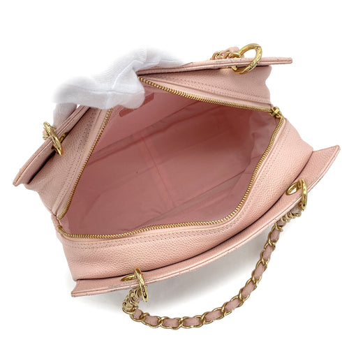 CHANEL COCOMARK MATELASSE CHAIN SHOULDER BAG PINK CAVIAR SKIN 90285927 - PURPOSE