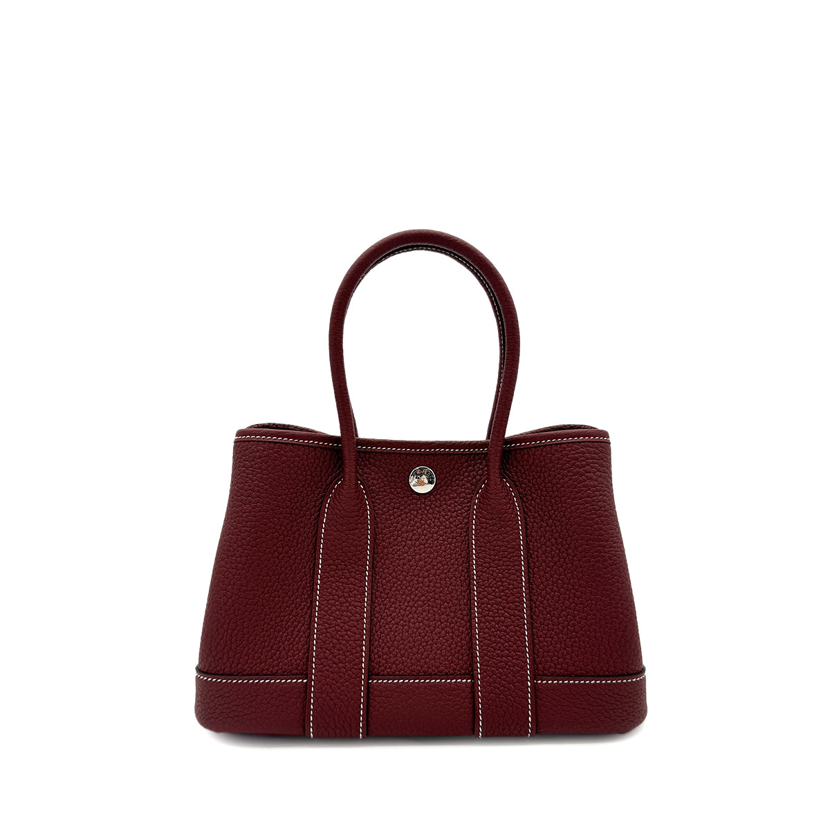HERMES NEO GARDEN PARTY ROUGE H NEGONDA HAND BAG K 90285928