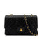 CHANEL VINTAGE CLASSIC FLAP MEDIUM CHAIN SHOULDER BAG BLACK LAMB SKIN 90285930 - PURPOSE
