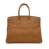 HERMES BIRKIN 35 GOLD TOGO HAND BAG □I SHW 90285931 - PURPOSE
