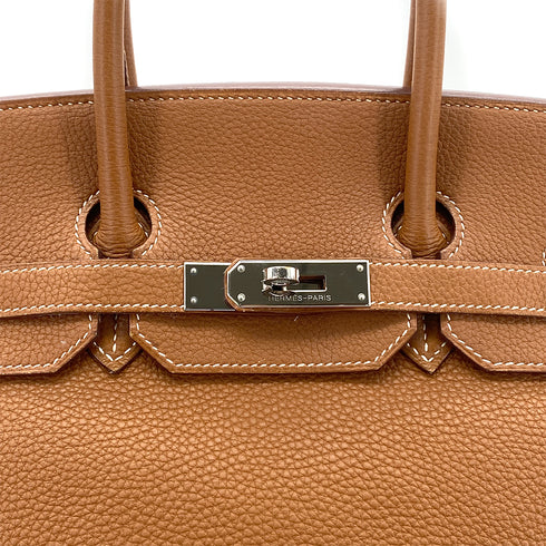 HERMES BIRKIN 35 GOLD TOGO HAND BAG □I SHW 90285931 - PURPOSE