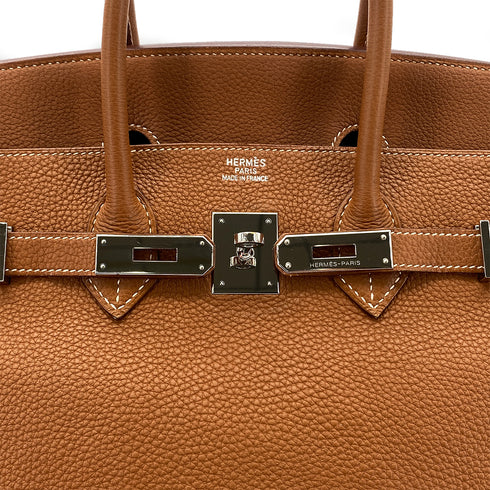 HERMES BIRKIN 35 GOLD TOGO HAND BAG □I SHW 90285931 - PURPOSE