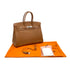 HERMES BIRKIN 35 GOLD TOGO HAND BAG □I SHW 90285931 - PURPOSE