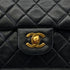 CHANEL VINTAGE CLASSIC FLAP MEDIUM CHAIN SHOULDER BAG BLACK LAMB SKIN 90285933 - PURPOSE