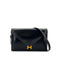 HERMES LYDIE BLACK CLUTCH SHOULDER BAG BOXCALF 〇S 90285936 - PURPOSE