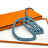 HERMES BAG CHARM HORSE PADDOCK CHEVAL BLEU JEAN VEAU SWIFT 90285947