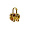 HERMES CADENA CHARM EXOTISME ELEPHANT 1988 GOLD ACCESSORY 90285949 - PURPOSE