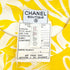 CHANEL COCO BUTTON PETOIDS SHORT SLEEVED SHIRT YELLOW SILK RTW 90285953